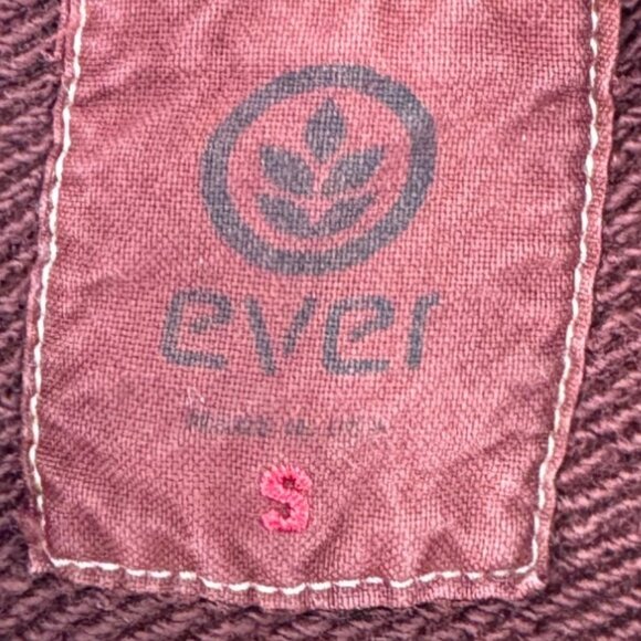 Ever Distressed Hoodie Sweatshirt With Kangaroo Pocket Arm Patch Size Small - Picture 7 of 10